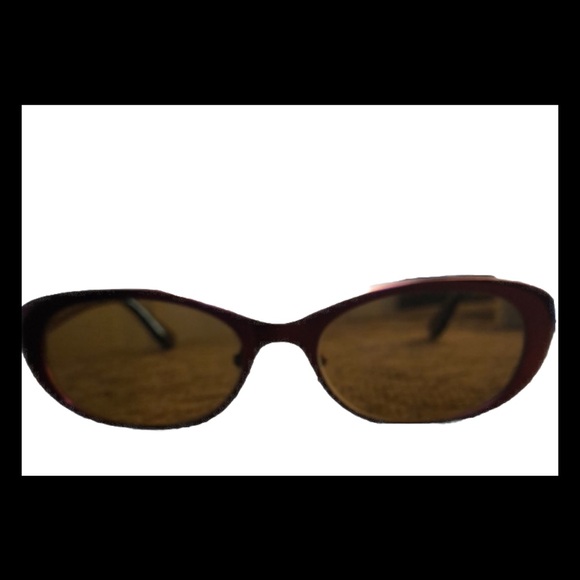 Derek Lam VERONICA Sunglasses Color red BURGUNDY BLOCK TITANIUM POLARIZED LENS main image 13